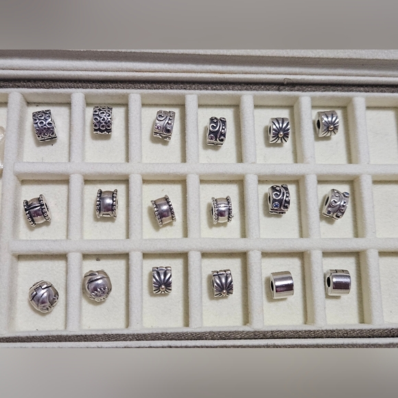 Pandora Jewelry - Pandora Retired Sterling Silver Clip Charms! Each Set Sold Separately ✨️